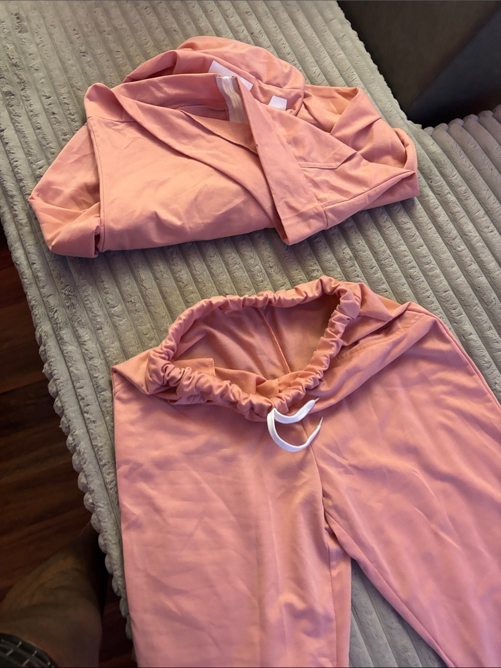 Pink Zip-Up Hoodie & Jogger Set - Picture 4 of 5